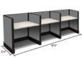 C001 3 Cubicle Row