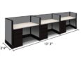 C002 3 Cubicle Row