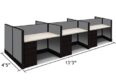 C002 6 Cubicle Pod