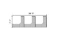 C048 3 Cubicle Row