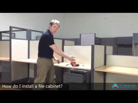 How to Install a Cubicle File Cabinet