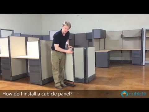 How to Install a Cubicle Panel