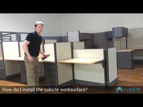 How to Install a Cubicle Worksurface