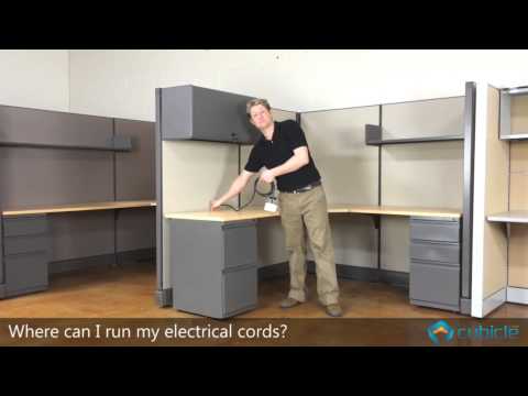 How To Run Electrical Cords in Your Cubicle