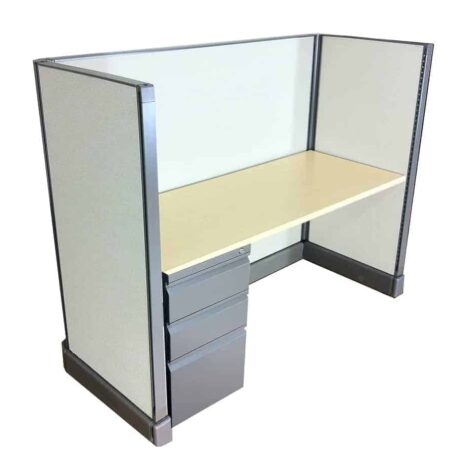 C013 - Color Palette 1 C013 Single Cubicle in Color Palette 1
