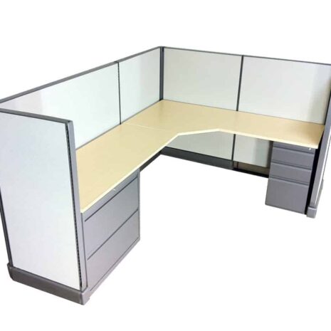 C017 - Color Palette 1 C017 Single Cubicle in Color Palette 1