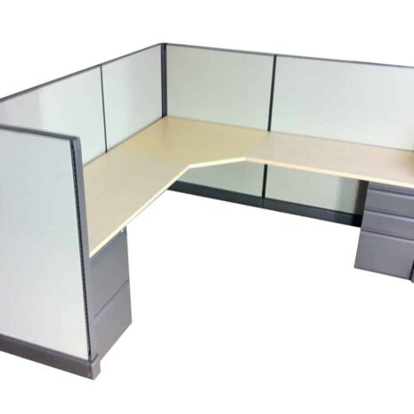 C018 - Color Palette 1 C018 Single Cubicle in Color Palette 1