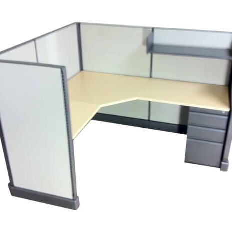 C024 - Color Palette 1 C024 Single Cubicle in Color Palette 1