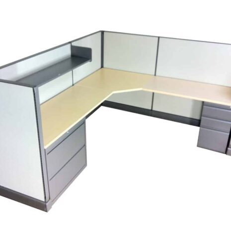 C029 - Color Palette 1 C029 Single Cubicle in Color Palette 1