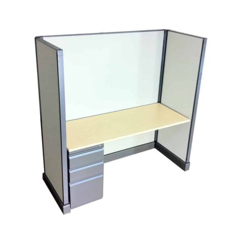 C033 - Color Palette 1 C033 Single Cubicle in Color Palette 1
