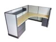 C037 Single Cubicle in Color Palette 1