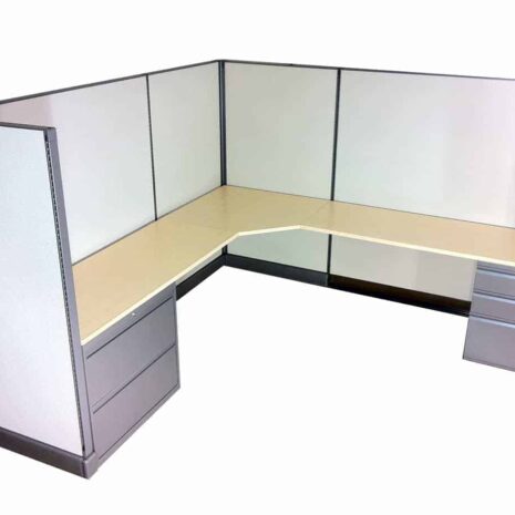 C040 - Color Palette 1 C040 Single Cubicle in Color Palette 1