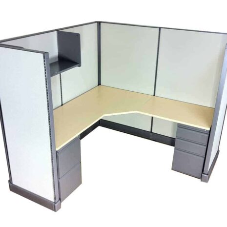 C045 - Color Palette 1 C045 Single Cubicle in Color Palette 1