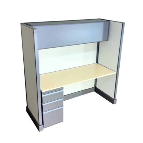 C053 - Color Palette 1 C053 Single Cubicle in Color Palette 1