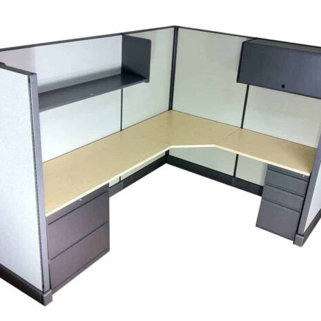 C057 - Color Palette 1 C057 Single Cubicle in Color Palette 1