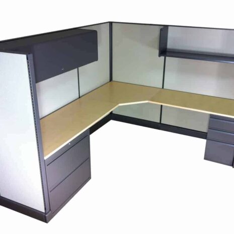 C059 - Color Palette 1 C059 Single Cubicle in Color Palette 1