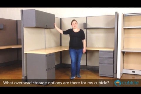 What Overhead Storage Options are Available for my Cubicle?