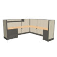 C030 Cubicle in Color Palette #1