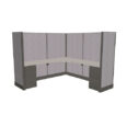 C038 Cubicle in Color Palette #2