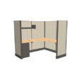 C044 Cubicle in Color Palette #1