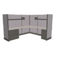 C049 Cubicle in Color Palette #2