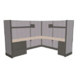 C049 Cubicle in Color Palette #5