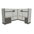 C049 Cubicle in Color Palette #6