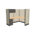 C054 Cubicle in Color Palette #1