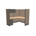 C054 Cubicle in Color Palette #3
