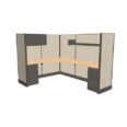 C057 Cubicle in Color Palette #1